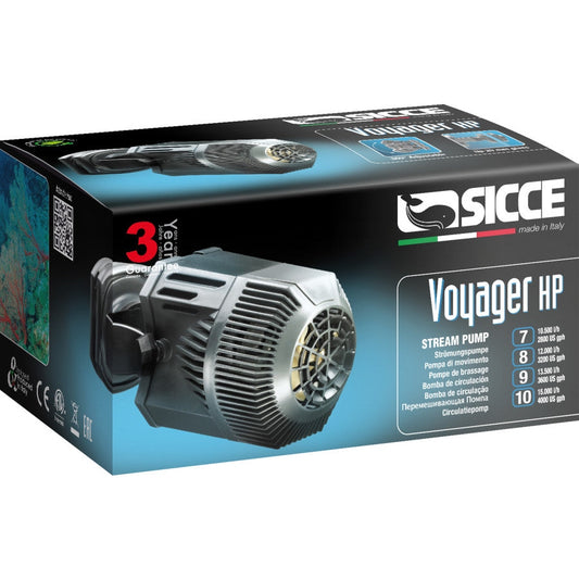 Sicce VOYAGER HP (High Pressure) 7 Stream Pump - 2800 GPH 1ea