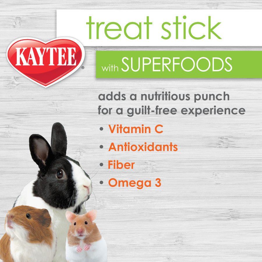 Kaytee Superfood Treat Stick Spinach Kale, 1ea/5.5 oz