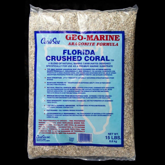 CaribSea Geo-Marine Florida Crushed Coral Substrate 1ea/15 lb