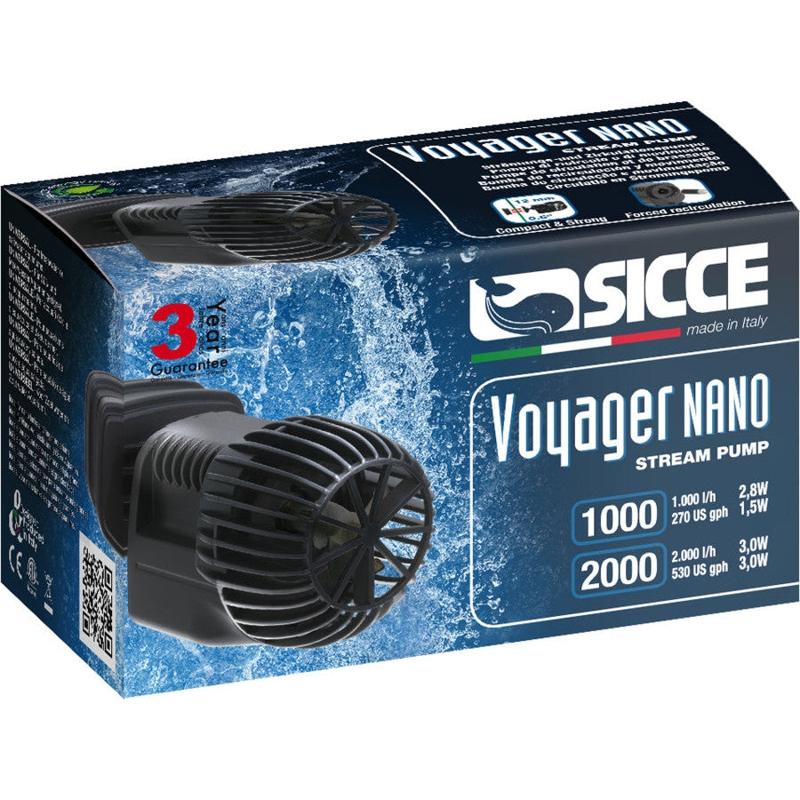 Sicce VOYAGER NANO Stream Pump - 530 GPH 1ea