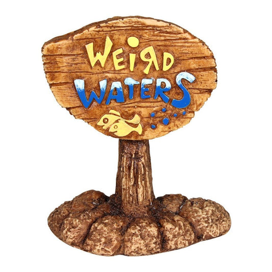 Hikari USA Weird Waters Weird Waters Sign Resin Ornament 1ea/One Size