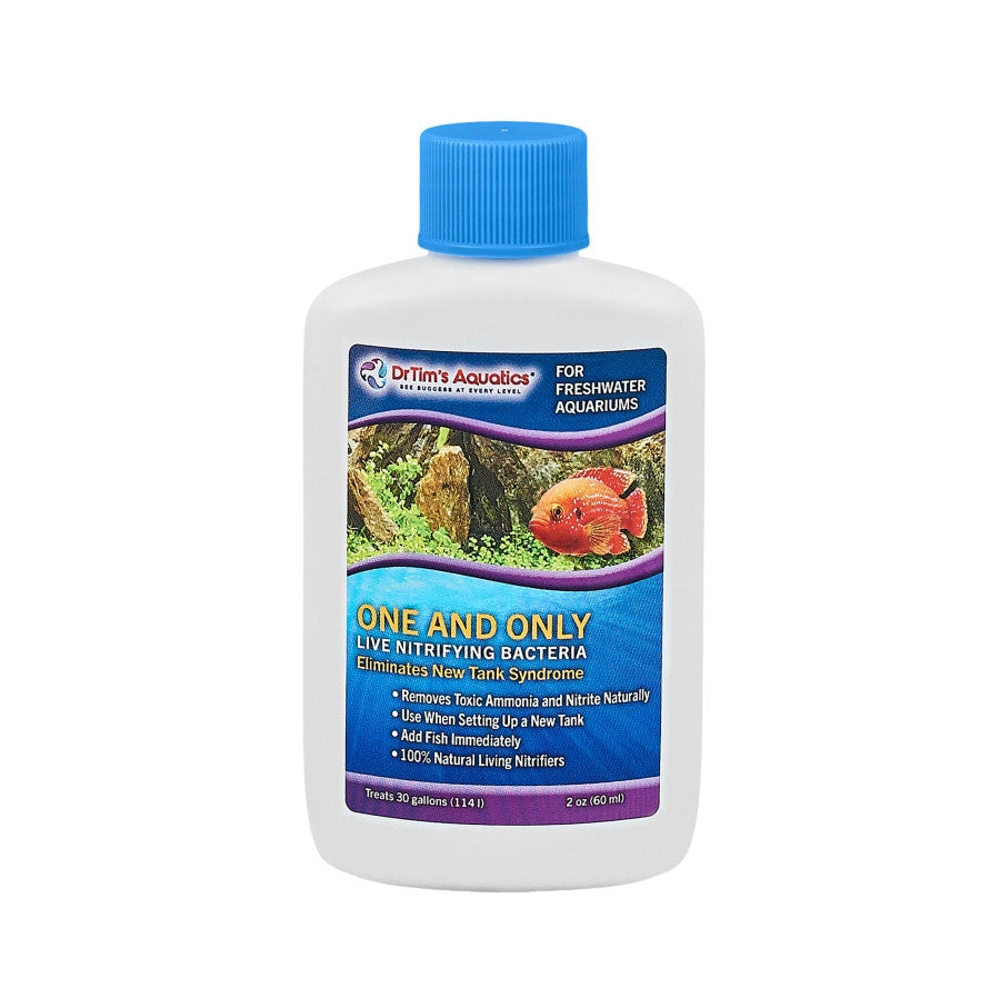 Dr. Tim's Aquatics One & Only Live Nitrifying Bacteria for Freshwater Aquariums 1ea/2 fl oz