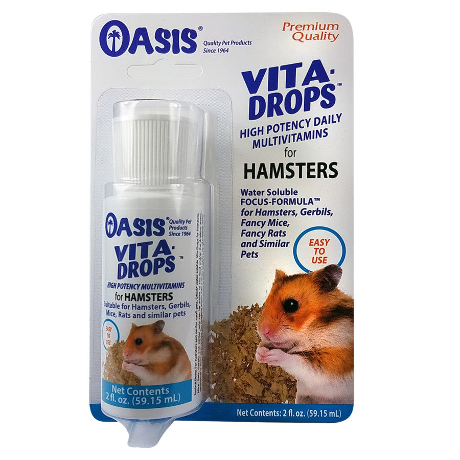 Oasis Vita-Drops High Potential Daily Multivitamin for Hamsters & Pocket Pets 1ea/2 fl oz