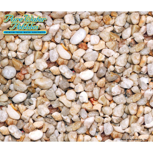 Aqua Terra Premium Fresh Water River Pebbles Aquarium Gravel 1ea/5 lb