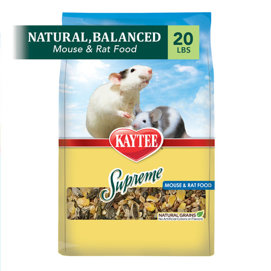 Kaytee Supreme Mouse and Rat Food 1ea/20 lb