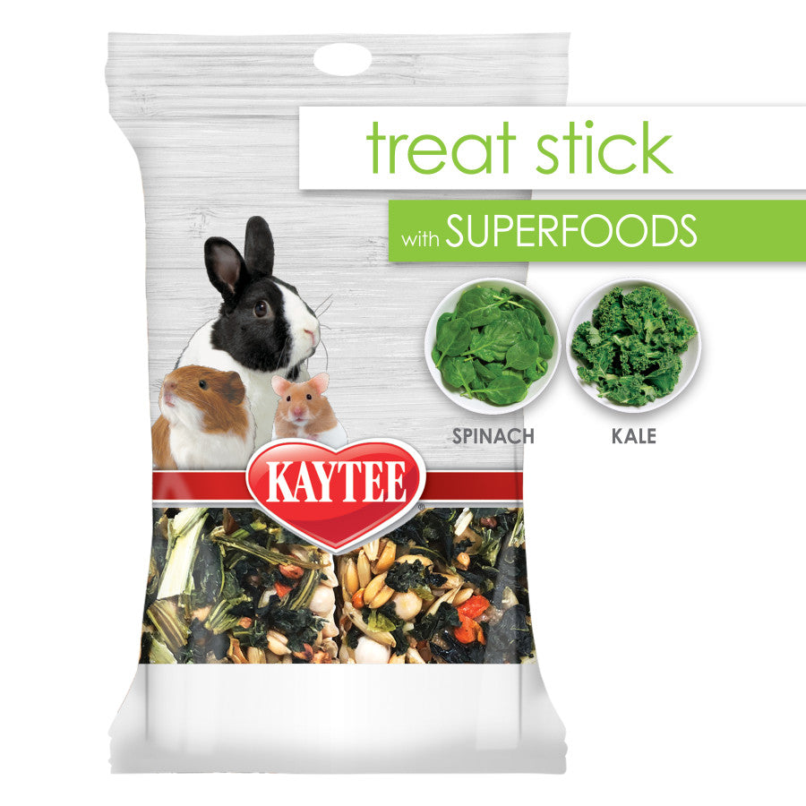 Kaytee Superfood Treat Stick Spinach Kale, 1ea/5.5 oz