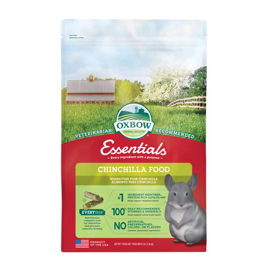 Oxbow Animal Health Essentials Chinchilla Food 1ea/3 lb