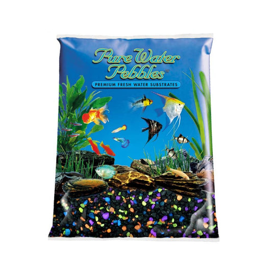 Pure Water Pebbles Premium Fresh Water Coated Aquarium Gravel LaserNite Glo, 1ea/5 lb