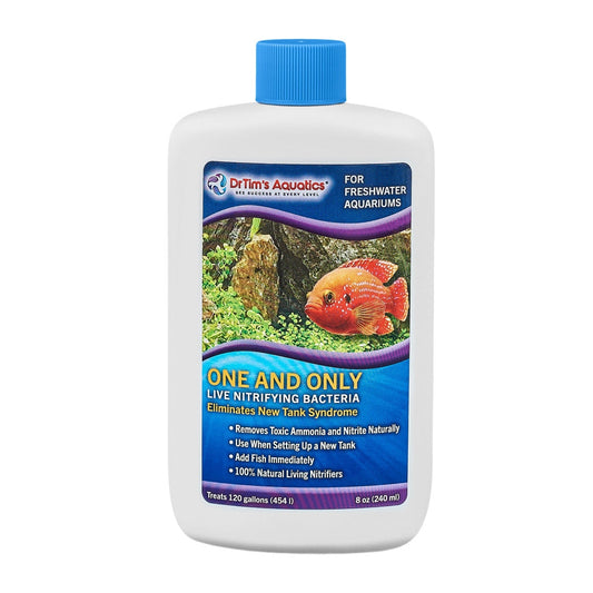 Dr. Tim's Aquatics One & Only Live Nitrifying Bacteria for Freshwater Aquariums 1ea/8 fl oz