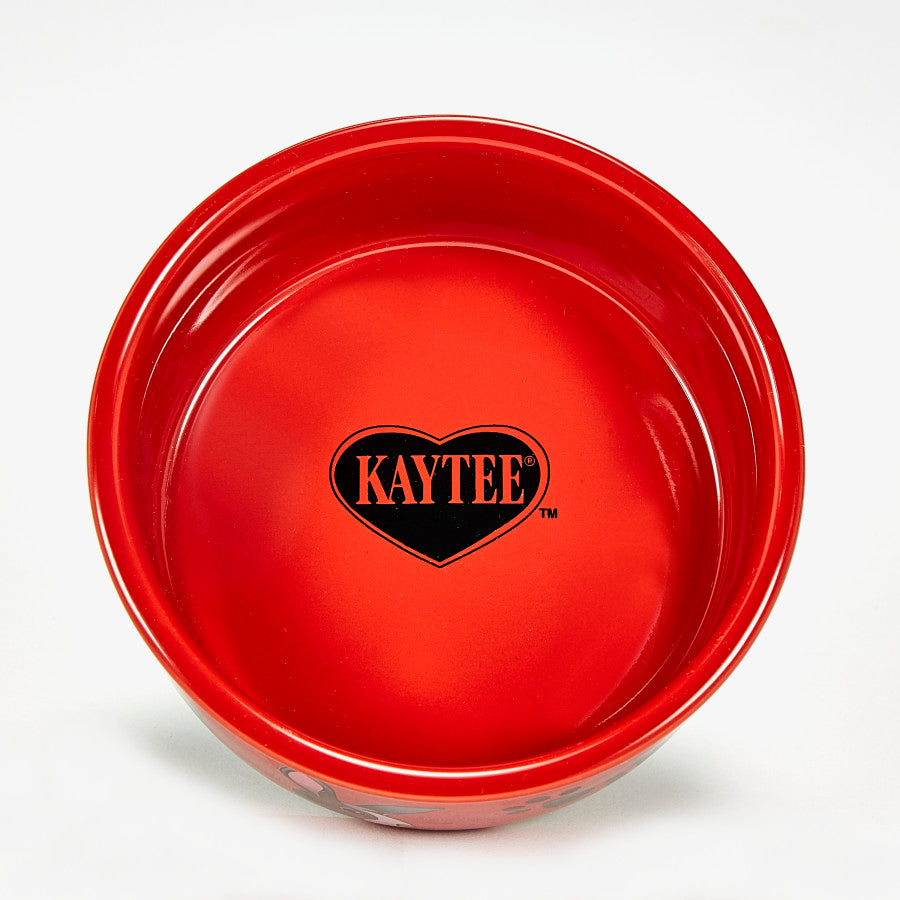 Kaytee Paw-Print PetWare Bowl Bunny, 1ea/4.25 in Diameter