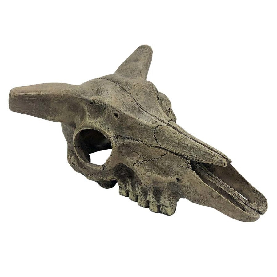 Komodo Deer Skull Reptile Hideout Gray, 1ea/One Size