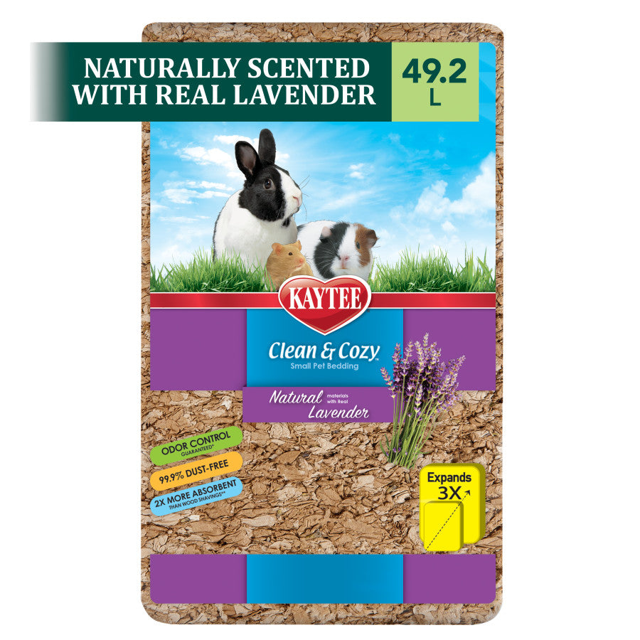 Kaytee Clean & Cozy Natural Bedding with Lavender 1ea/49.2 l