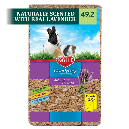 Kaytee Clean & Cozy Natural Bedding with Lavender 1ea/49.2 l