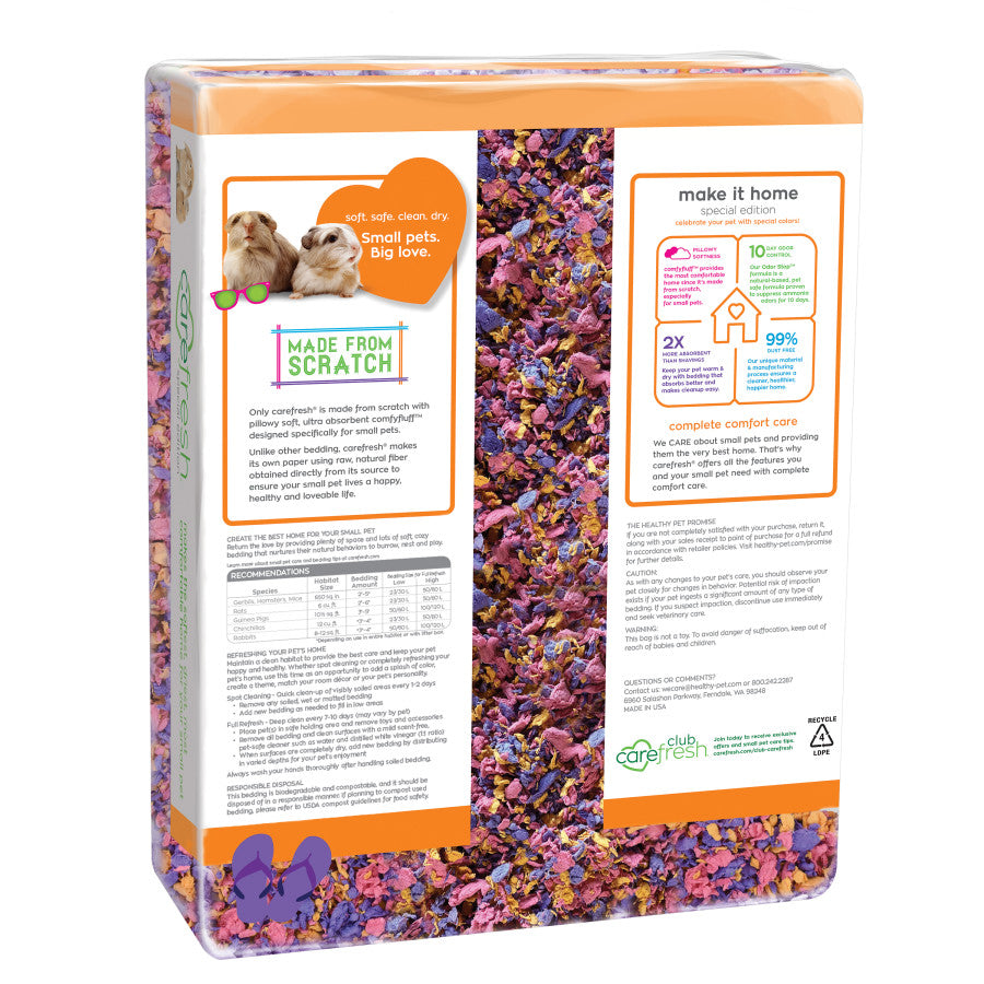 CareFRESH Special Edition Small Animal Bedding Beach Party, 1ea/50 l