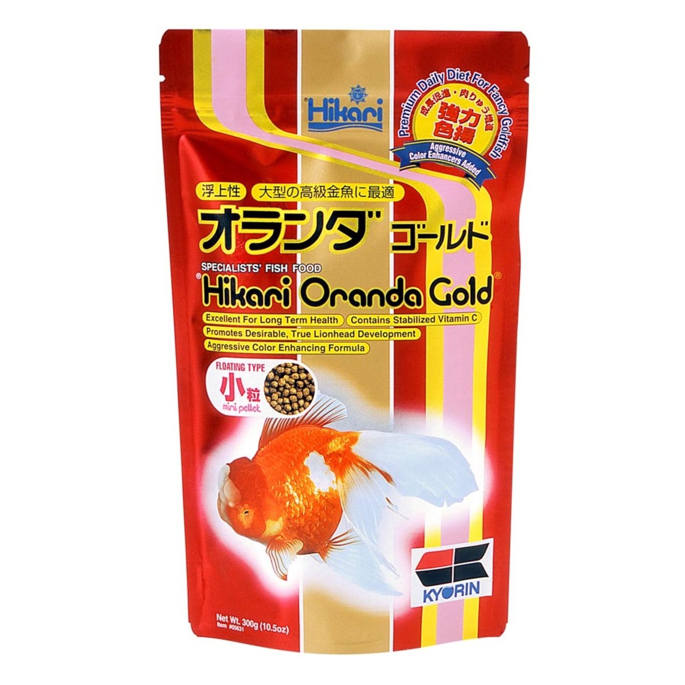 Hikari USA Oranda Gold Pellets Fish Food 1ea/10.5 oz, Mini