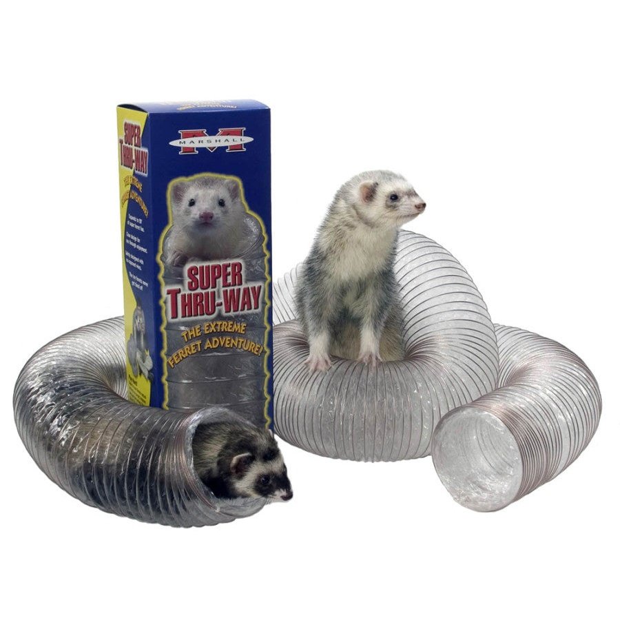 Marshall Pet Products Ferret Super Thru-Way Tunnel Toy Copper, 1ea/15 ft