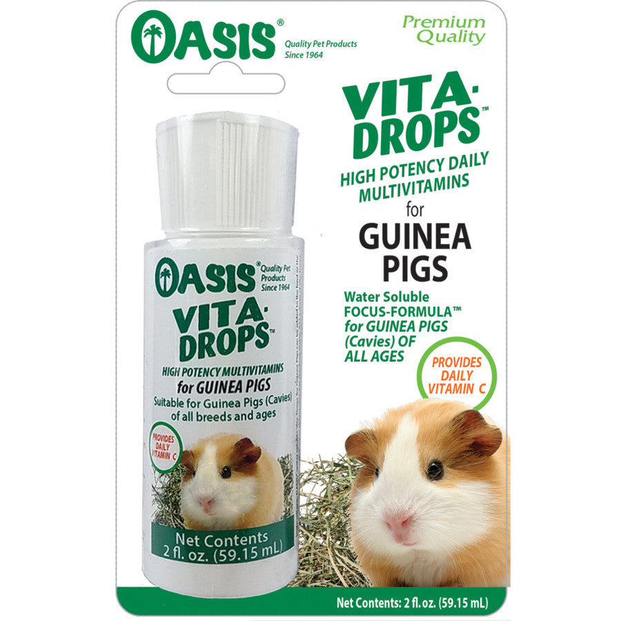 Oasis Vita-Drops High Potential Daily Multivitamin for Guinea Pigs 1ea/2 fl oz