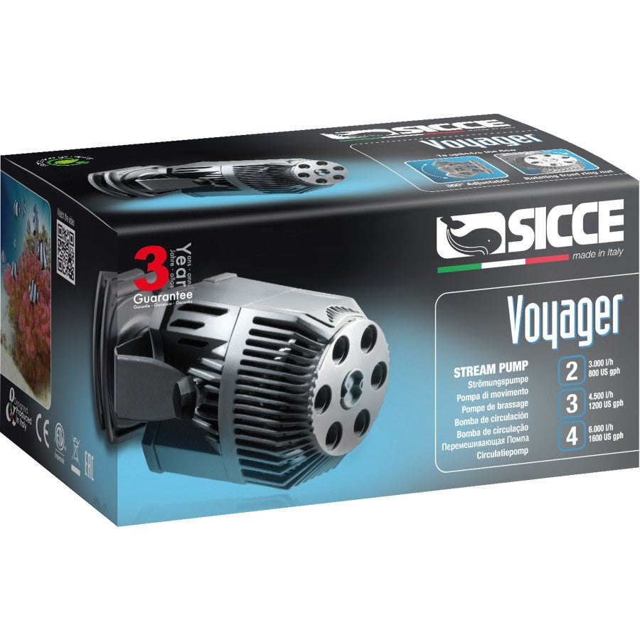 Sicce VOYAGER 2 Stream Pump - 800 GPH 1ea