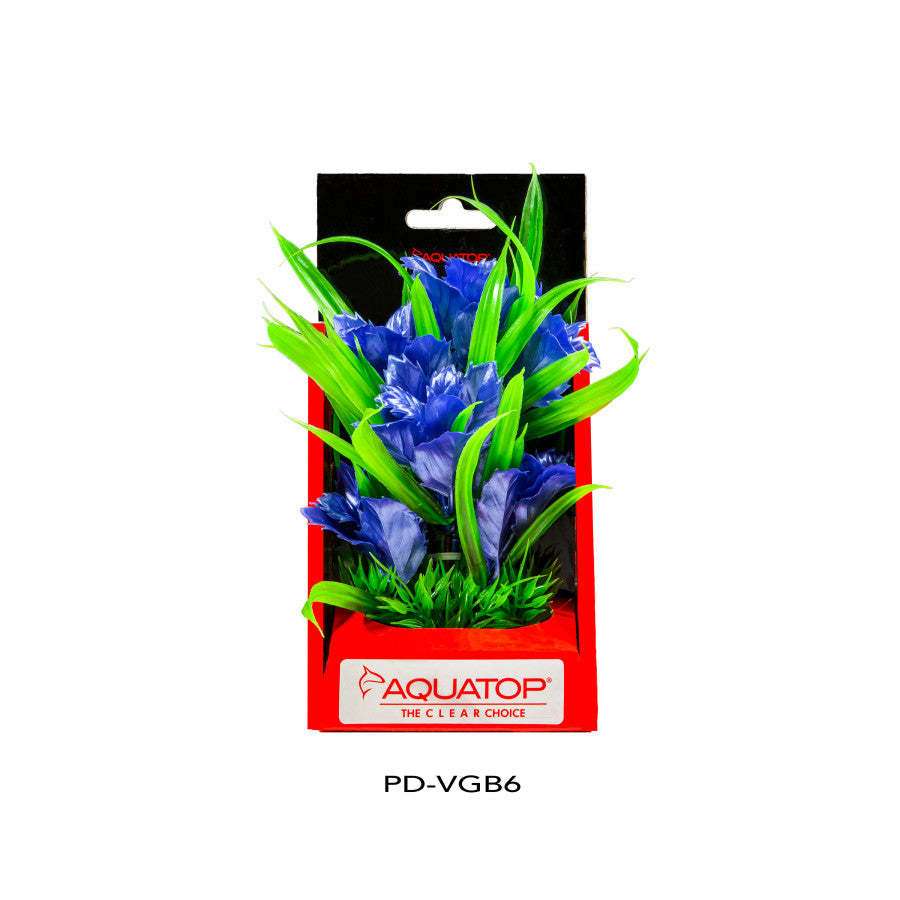 Aquatop Vibrant Garden Plant Blue, 1ea/6 in