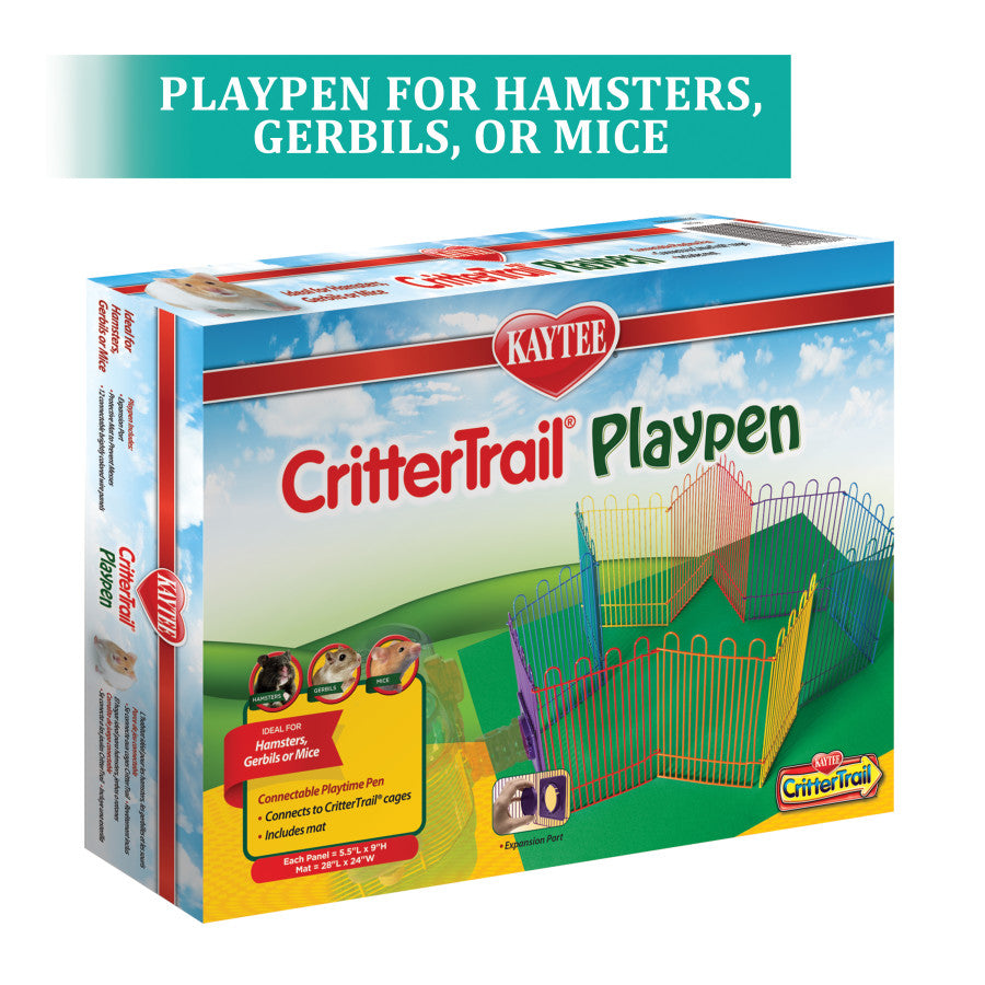 Kaytee CritterTrail Playpen With Mat 1ea