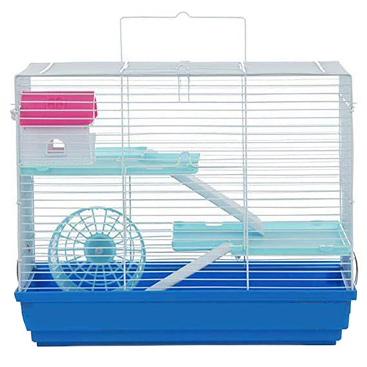 A & E Cages Nibbles Hamster & Gerbil Cage Small 3-Level, 1ea/18In X 11In X 14 in, 4 pk