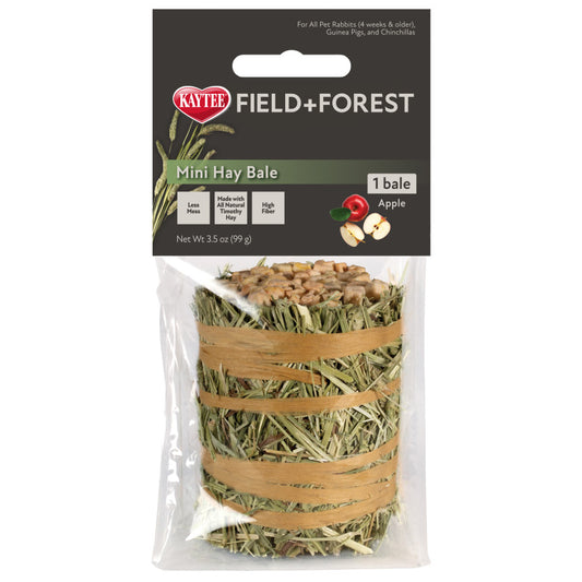 Kaytee Field+Forest Mini Hay Bales Apple 1ea/3.5 oz