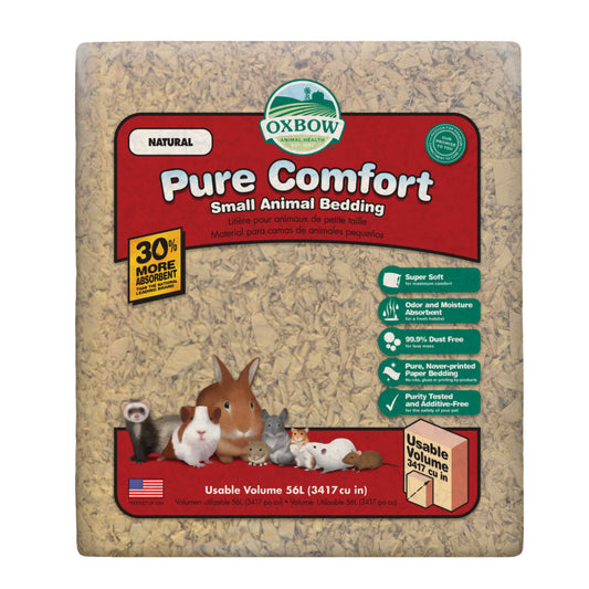 Oxbow Animal Health Pure Comfort Small Animal Bedding Natural, 1ea/56 l