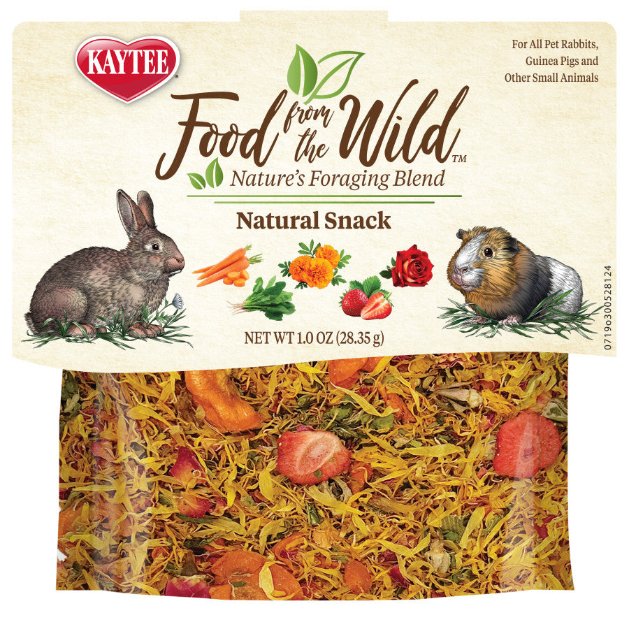 Kaytee Food From the Wild Natural Snack Rabbit and Guinea Pig, 1ea/1 oz