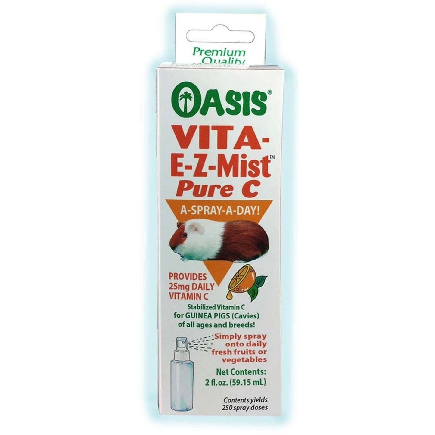 Oasis VITA E-Z-Mist Pure Vitamin C Spray for Guinea Pig 1ea/2 fl oz