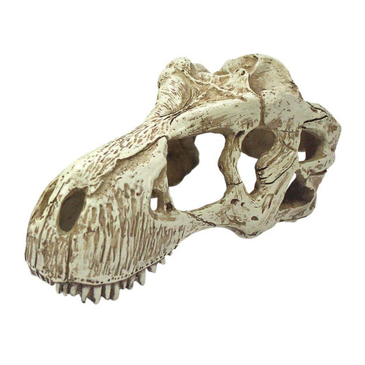 Komodo T-Rex Skull Reptile Hideout Tan, 1ea/LG