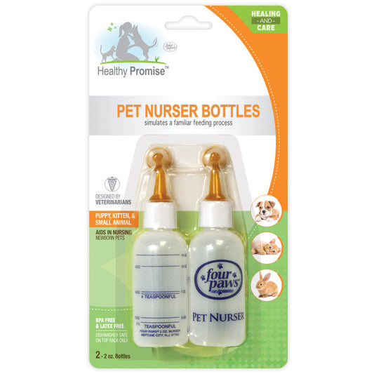 Four Paws Healthy Promise Pet Nurser Bottles 1ea/(2 ct)