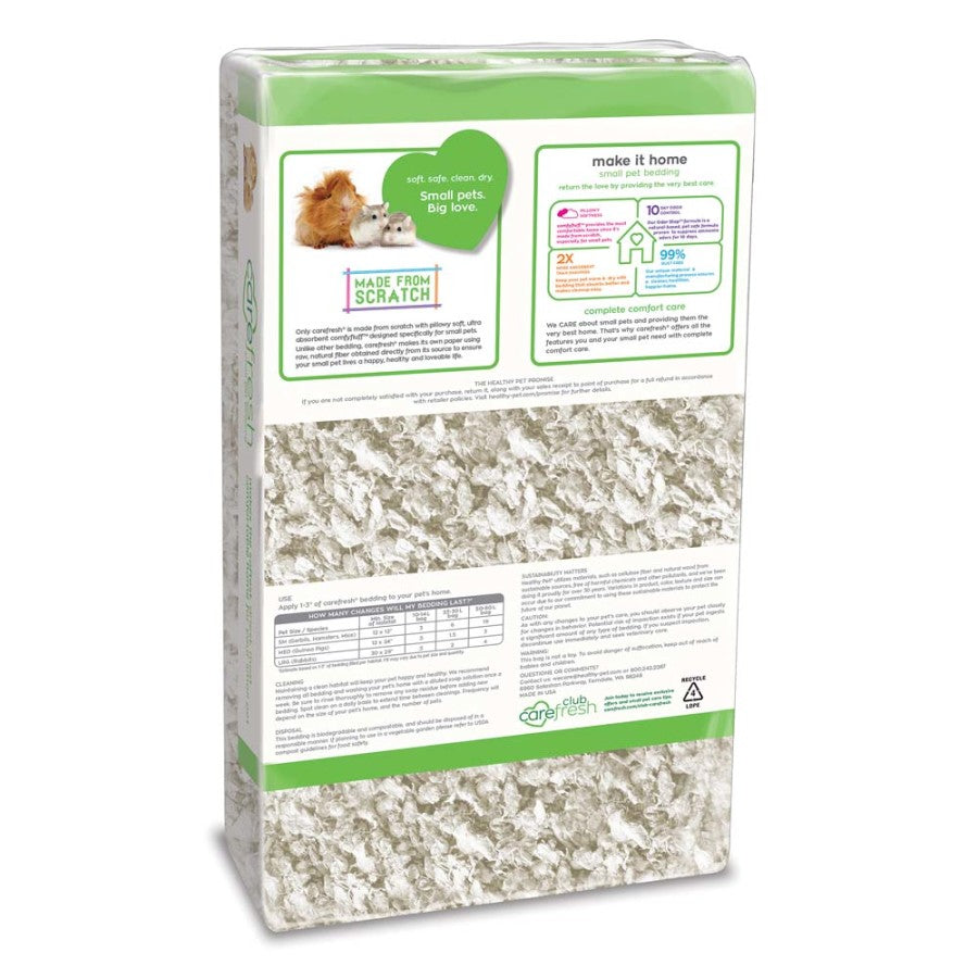 CareFRESH Complete Comfort Small Pet Bedding White, 1ea/23 l