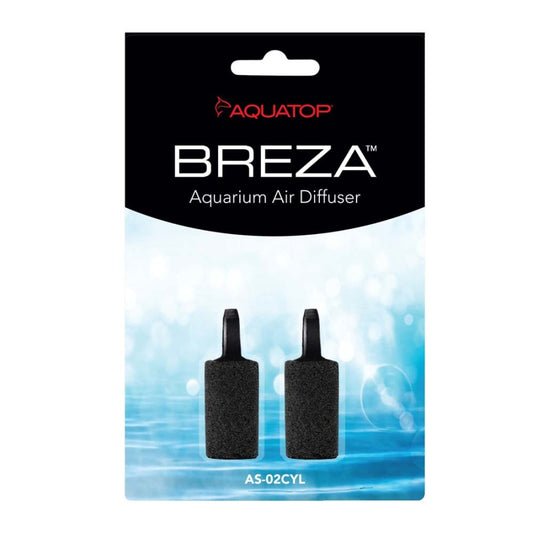 Aquatop BREZA Aquarium Diffuser Air Stone Black, 1ea/1 in, 2 pk