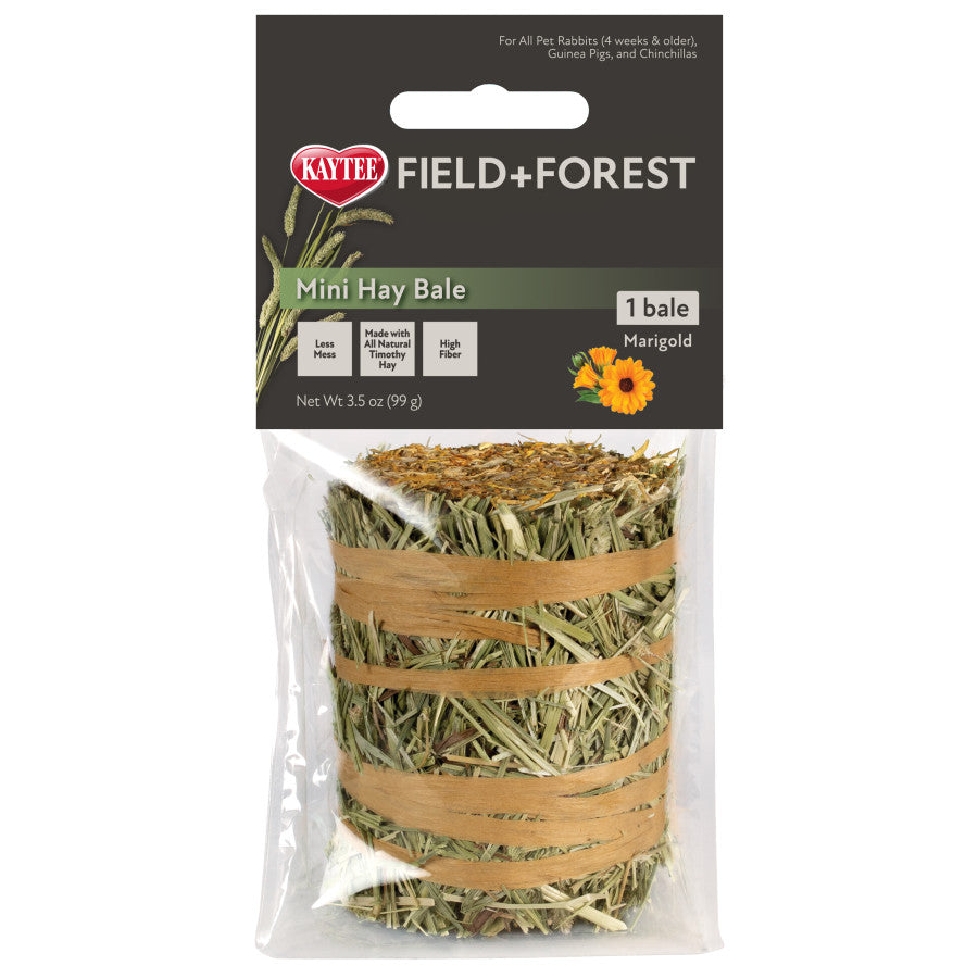 Kaytee Field+Forest Mini Hay Bales Marigold 1ea/3.5 oz