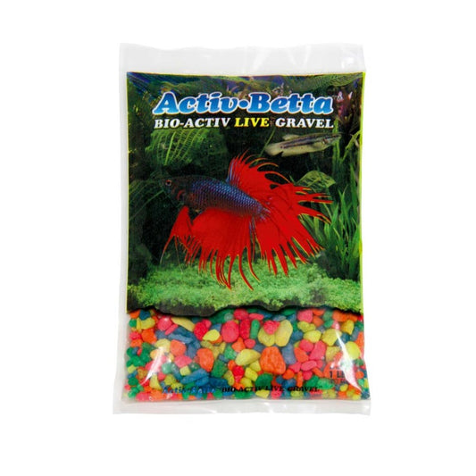 Activ-Betta Bio-Activ Live Betta Gravel Rainbow, 6ea/1 lb