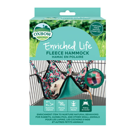 Oxbow Animal Health Enriched Life Small Animal Fleece Hammock 1ea/One Size