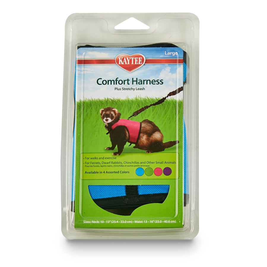 Kaytee Comfort Harness & Stretchy Leash Assorted, 1ea/Large