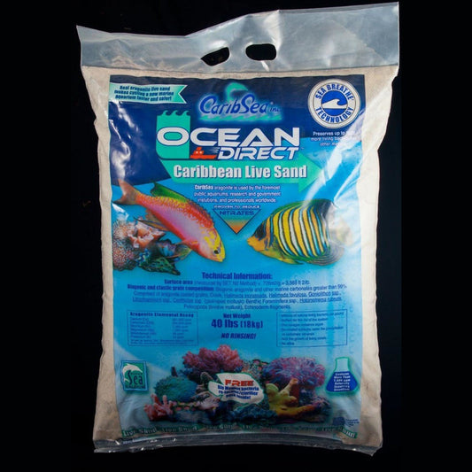 CaribSea Ocean Direct Live Original Grade Aquarium Sand 1ea/40 lb