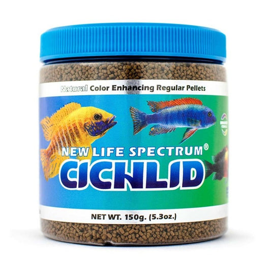 New Life Spectrum Cichlid Sinking Pellets Fish Food 1ea/5.3 oz, Regular