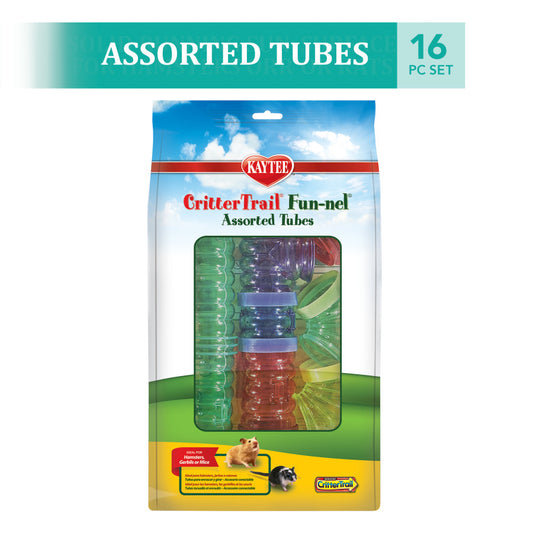 Kaytee CritterTrail Fun-nels Value Pack Assorted Tubes 1ea