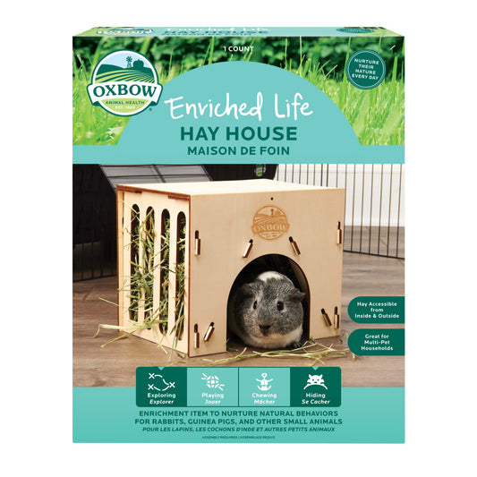 Oxbow Animal Health Enriched Life Small Aimal Play Hay House Tan, 1ea/One Size