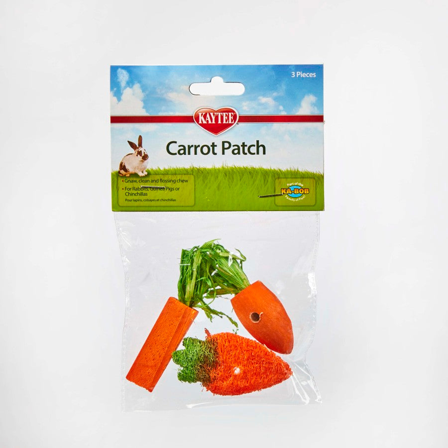 Kaytee Chew Toy Carrot Patch 1ea/3 pk