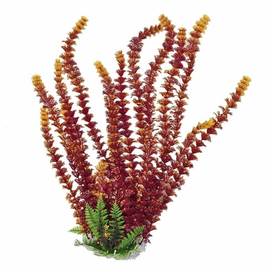 Aquatop Cabomba Aquarium Plant with Weighted Base Fire, 1ea/16 in