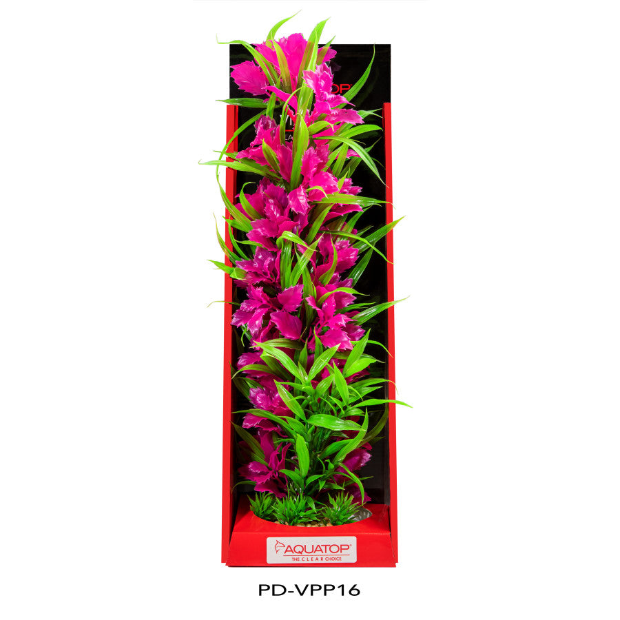 Aquatop Vibrant Passion Plant Pink, 1ea/16 in