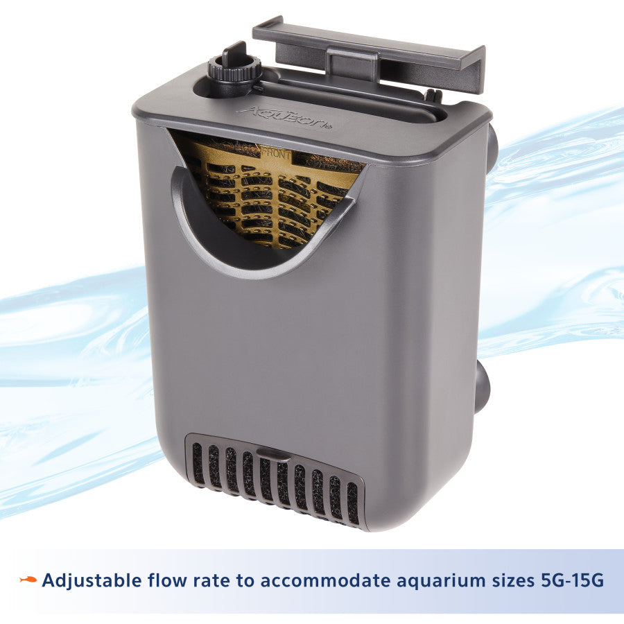 Aqueon QuietFlow® Internal Filter with SmartClean™ Technology 1ea/Shrimp SMall