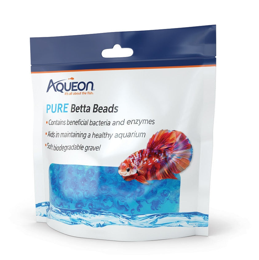 Aqueon Betta Beads Blue, 1ea/One Pouch