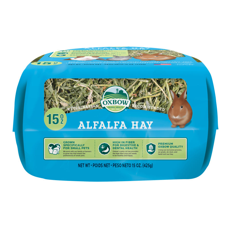 Oxbow Animal Health Alfalfa Hay Small Animal Treat 1ea/15 oz