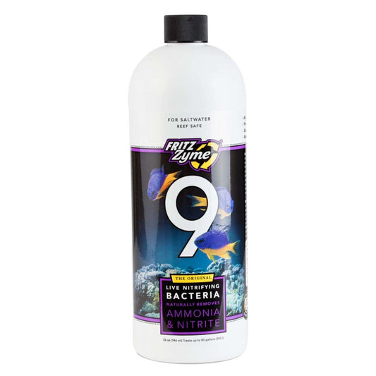 Fritz FritzZyme 9 Saltwater Live Nitrifying Bacteria 1ea/32 fl oz