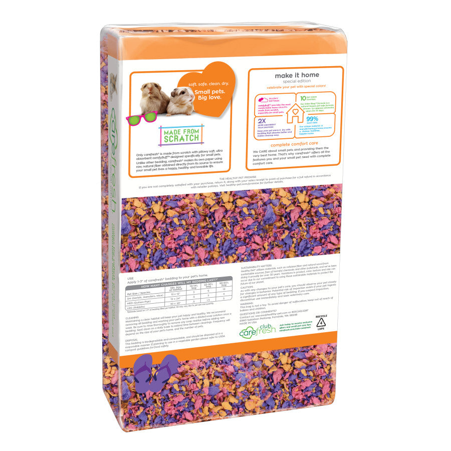 CareFRESH Special Edition Small Animal Bedding Beach Party, 1ea/23 l