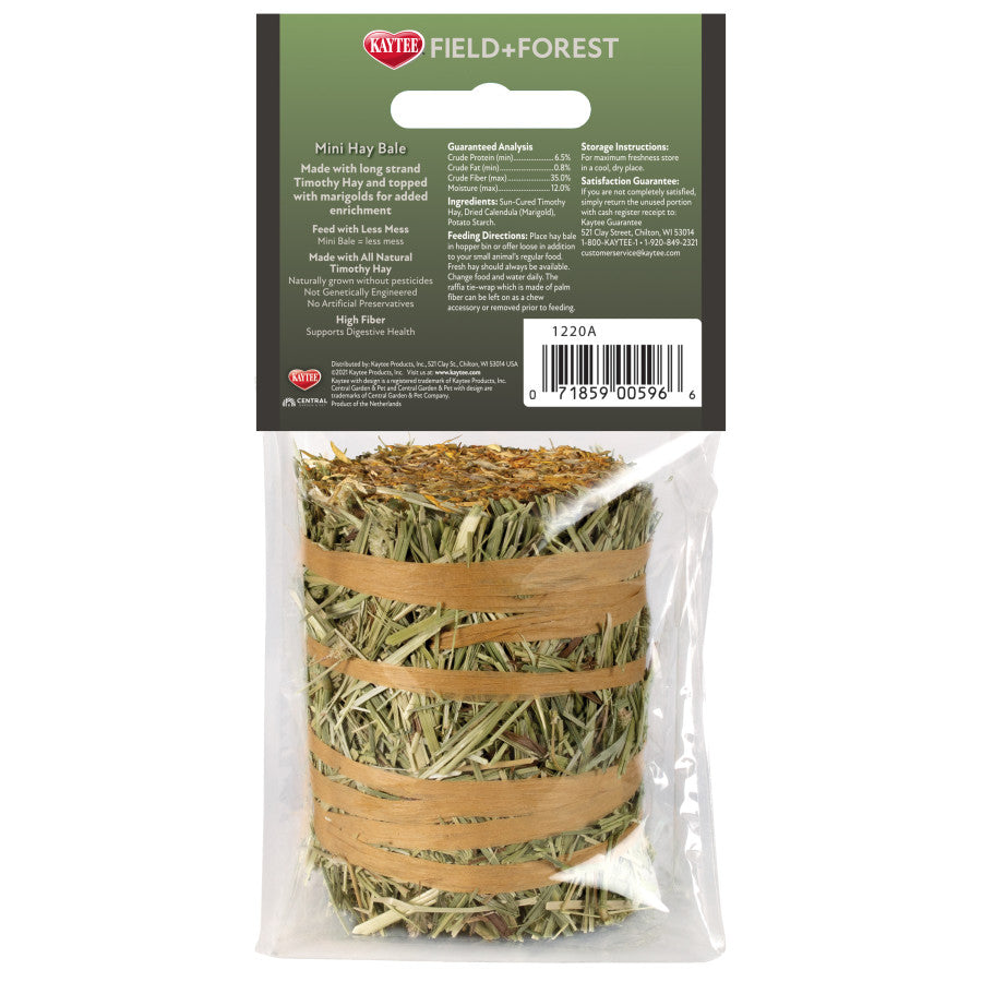 Kaytee Field+Forest Mini Hay Bales Marigold 1ea/3.5 oz